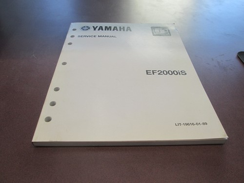 Yamaha ef2000is generator - yamaha,